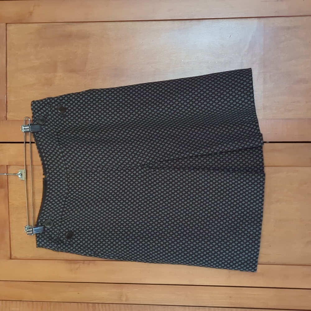 Ann Taylor Brown Skirt 8